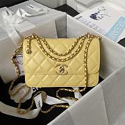 Chanel Woc Wallet On Chain Gold Small Vintage Bag Yellow 22x14.5x8cm - 1