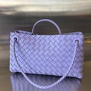 Bottega Veneta Small East/West Andiamo Purple 29x18x10cm - 3