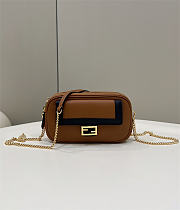 Fendi Easy Baguette Brown Bag 19x11x5cm - 1