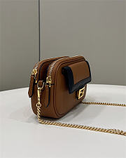 Fendi Easy Baguette Brown Bag 19x11x5cm - 4