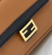 Fendi Easy Baguette Brown Bag 19x11x5cm - 3