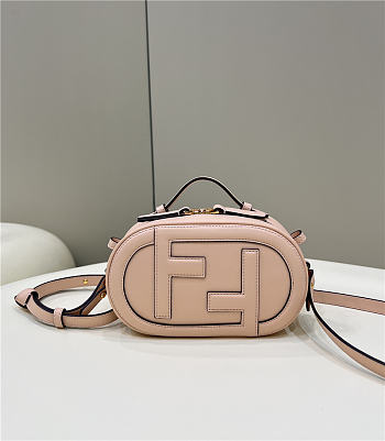 Fendi O Lock Mini Camera Case Pink Bag 21x12.5x7cm