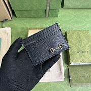 Gucci Card Case Horsebit ‘Black’ 10x7cm - 1