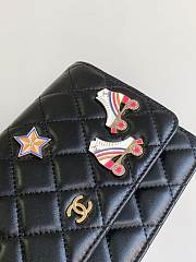 Chanel 24c Wallet On Chain WOC Black 19cm - 4