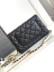 Chanel 24c Wallet On Chain WOC Black 19cm - 2