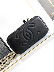 Chanel 24c Vanity Case Black Bag 17cm - 4