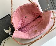 Chanel Handbag 22 Pink 35x37x7cm - 5