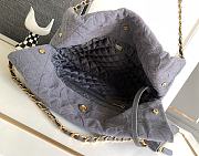 Chanel Handbag 22 Grey 35x37x7cm - 5