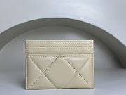 Chanel 19 Card Holder Beige 7.5 × 11.2 × 0.5 cm - 2