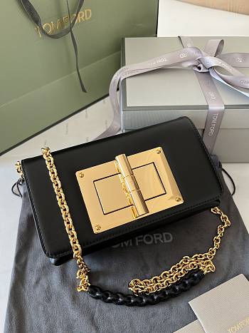 Tom Ford Natalia Black Bag 21.5x11.5x8cm