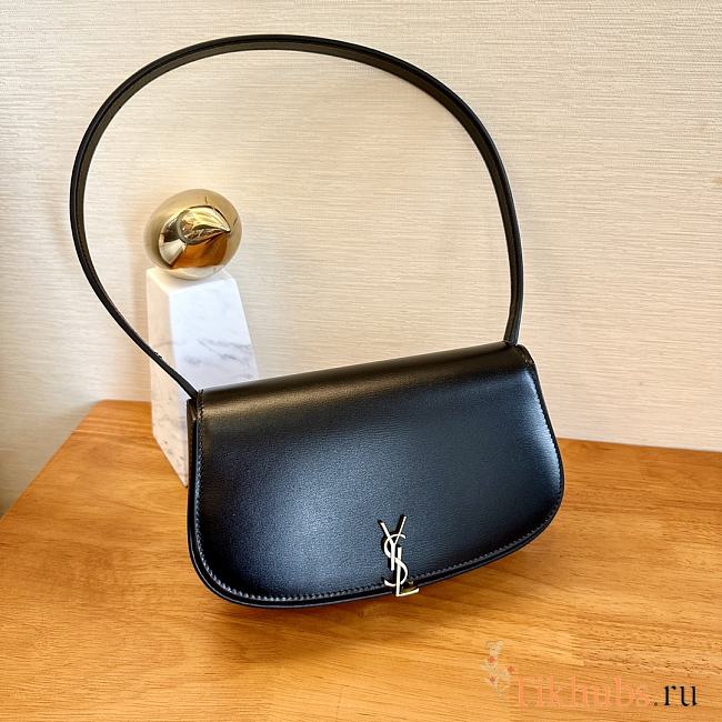 YSL Voltaire Mini Shoulder Bag Black 21x11x4.5cm - 1