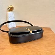 YSL Voltaire Mini Shoulder Bag Black 21x11x4.5cm - 5