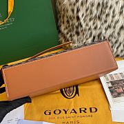 Goyard Brown Leather Watch Box for 8 Watches 26.5x20x7.5cm - 2