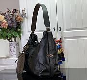 Louis Vuitton LV CarryAll Dark MM Black 39 x 30 x 15 cm - 5