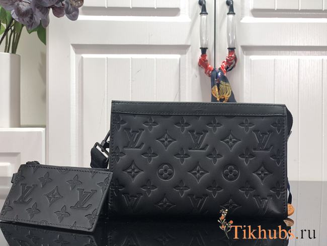 Louis Vuitton LV Gaston Bag Black 22 x 14.5 x 4.5 cm - 1