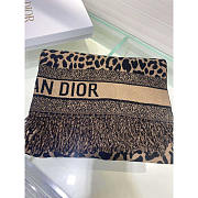 Dior Logo Leoprad Scarf 190x65cm - 1