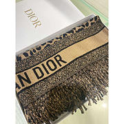 Dior Logo Leoprad Scarf 190x65cm - 4