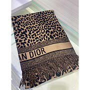 Dior Logo Leoprad Scarf 190x65cm - 3