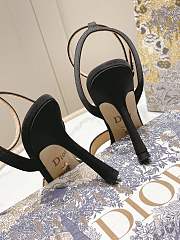 Dior Dway Heeled Sandal Black 10cm - 5