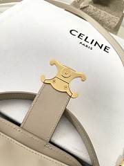 Celine Mini Bucket Triomphe Light Stone 13.5x12.5x5cm - 2