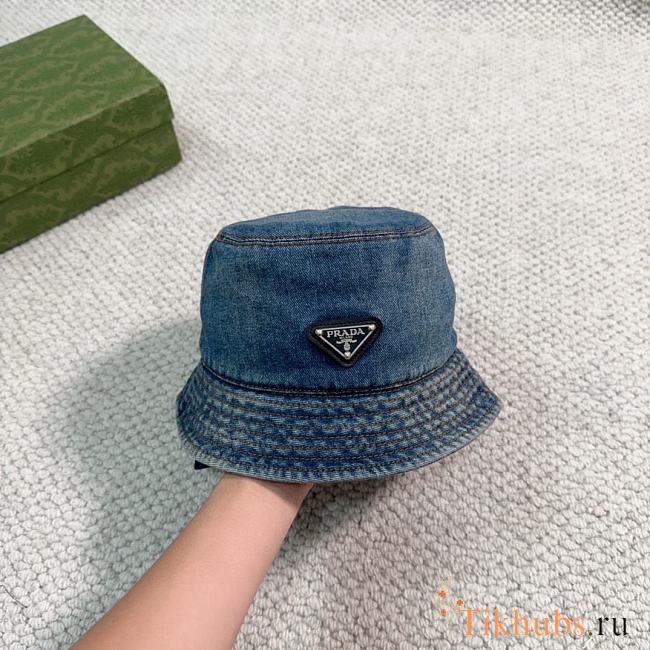 Prada Denim Blue Hat - 1