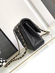 Chanel Flap Bag Black Gold Lambskin 25cm - 3