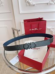 Ferragamo Black Belt 3.5cm - 1