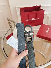 Ferragamo Black Belt 3.5cm - 3