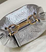 Fendi Nano Fendigraphy Silver Gold 16.5x5x14cm - 5