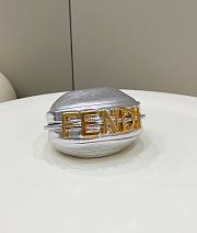 Fendi Nano Fendigraphy Silver Gold 16.5x5x14cm - 4