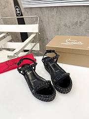 Christian Louboutin Black Sandal - 4