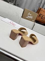 Christian Louboutin So CL Mule Beige Sandals 55mm - 5