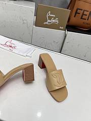 Christian Louboutin So CL Mule Beige Sandals 55mm - 4