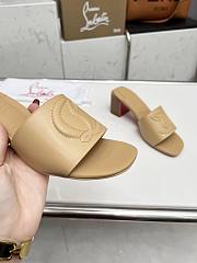 Christian Louboutin So CL Mule Beige Sandals 55mm - 3