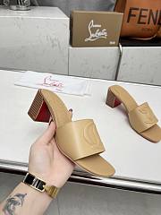 Christian Louboutin So CL Mule Beige Sandals 55mm - 2