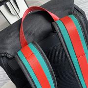 Gucci Techno Canvas Backpack 32x45x14cm - 5