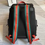 Gucci Techno Canvas Backpack 32x45x14cm - 4