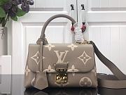 Louis Vuitton LV Madeleine BB Monogram S-lock Beige 24x17x8.5cm - 1