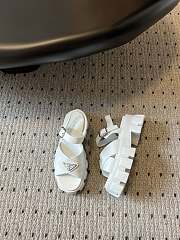 Prada White Rubber Sandals - 3