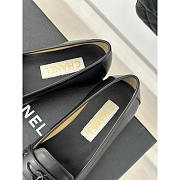 Chanel Moccasins Calfskin Loafers Black - 5