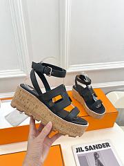 Hermes Black Sandal - 5