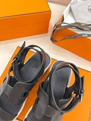 Hermes Black Sandal - 4