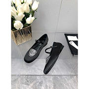 Chanel Mary Janes Satin & Diamanté Black - 1