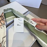 Dior Green Scarf 6x100cm - 3