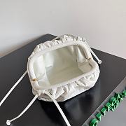 Bottega Veneta Mini Pouch White Crocodile Bag 22x13x5cm - 6