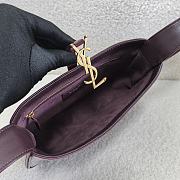 YSL Le 5 à 7 Patent Bag Red Wine 23cm - 4