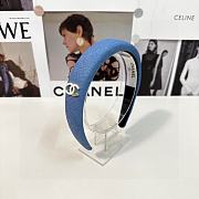 Chanel Denim Hairband - 1