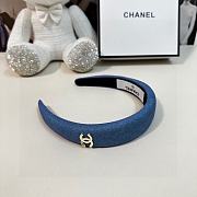 Chanel Denim Hairband - 3