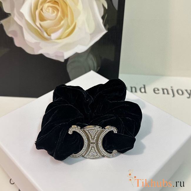 Celine Black Hair Tie - 1