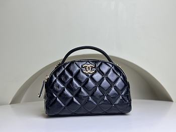 Chanel Bowling Bag Black 20x13cm